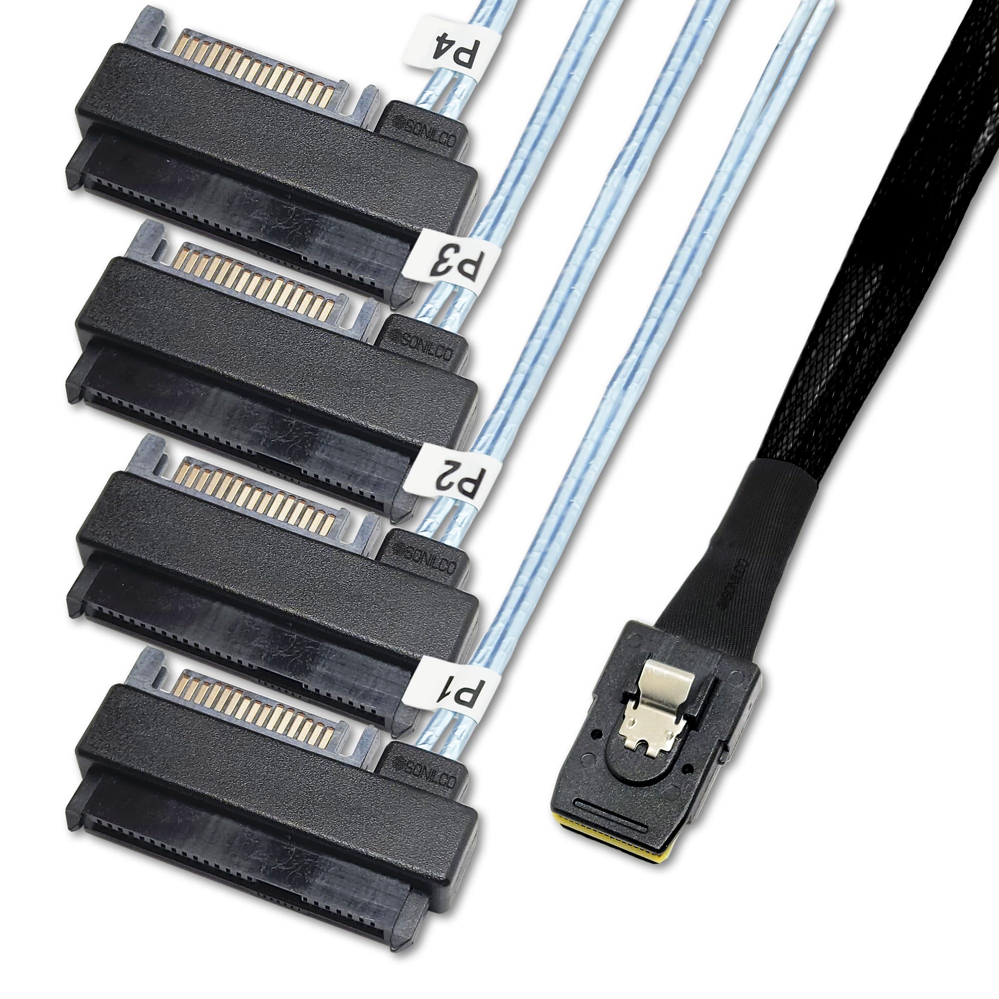 Maximum Performance Cable Mini SAS 36P SFF-8087 to SFF-8482 HDD